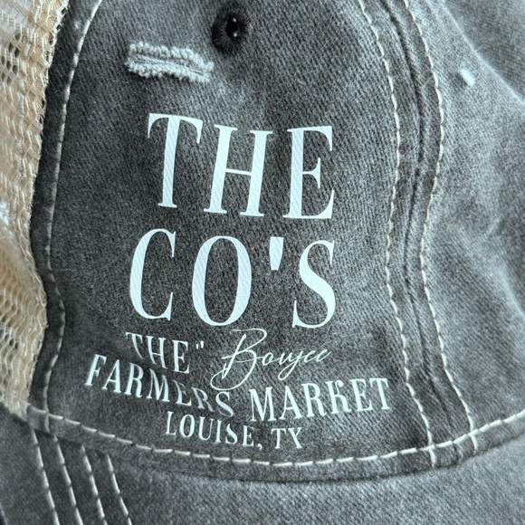 NWT Small Town Vintage Boujee Farmer’s Market Ponytail CC Cap Hat 💗 - Picture 2 of 5